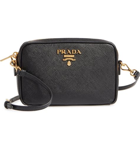 prada camera bag cameo|Prada leather bag.